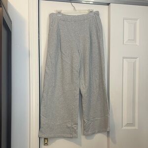 aerie Light Gray Lightweight Street Trouser Sweatpants